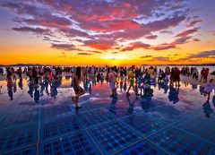 Saludo al sol en Zadar, Croacia