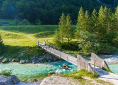 Valle de río Soča, Eslovenia