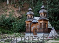 Capilla rusa en el paso Vrsic, Eslovenia