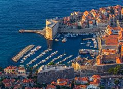Vistas desde arriba sobre Dubrovnik
