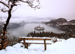 Bled después de nevar