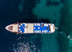 Crucero poe el mar Adriático